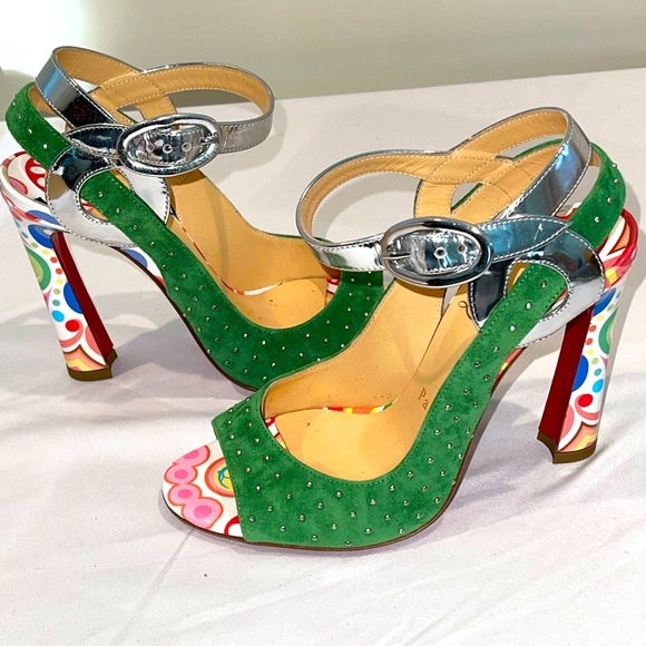 Christian Louboutin Loopinga Toe Plume 100 - Picture 1 of 12